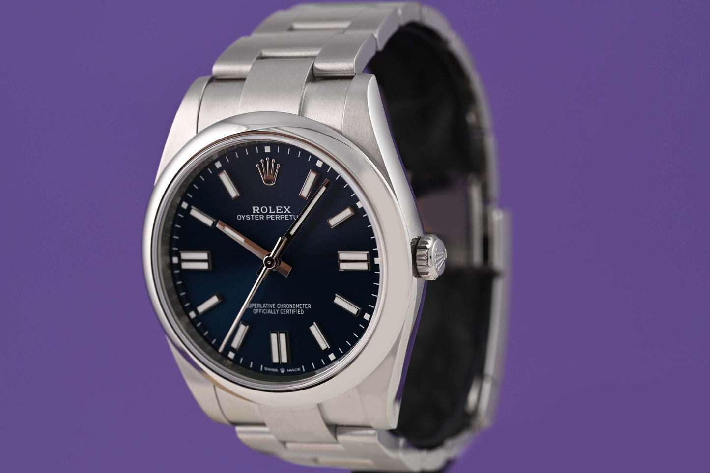 Rolex Oyster Perpetual 41mm 124300 - Full Set - Blue Dial - NEW 2025