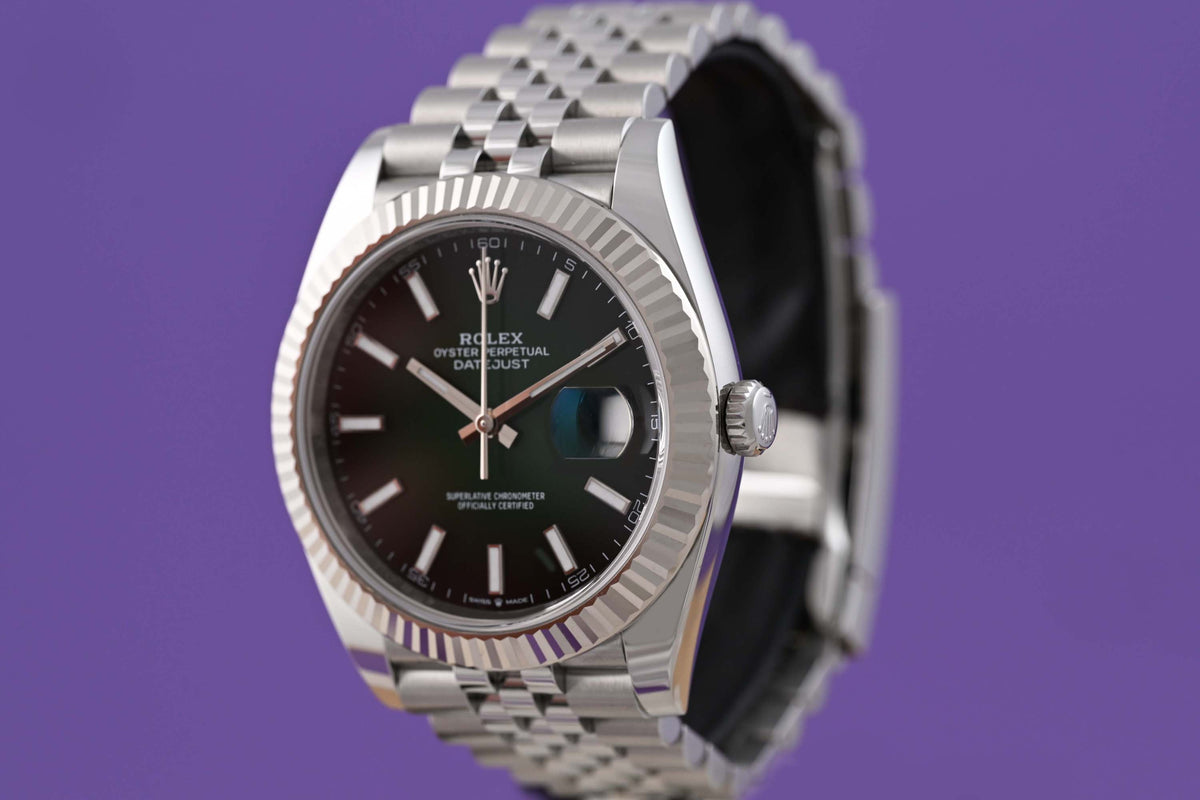 Rolex Datejust 41 - 126334 - Green Ombre Dial - Full Set - NEW 2026