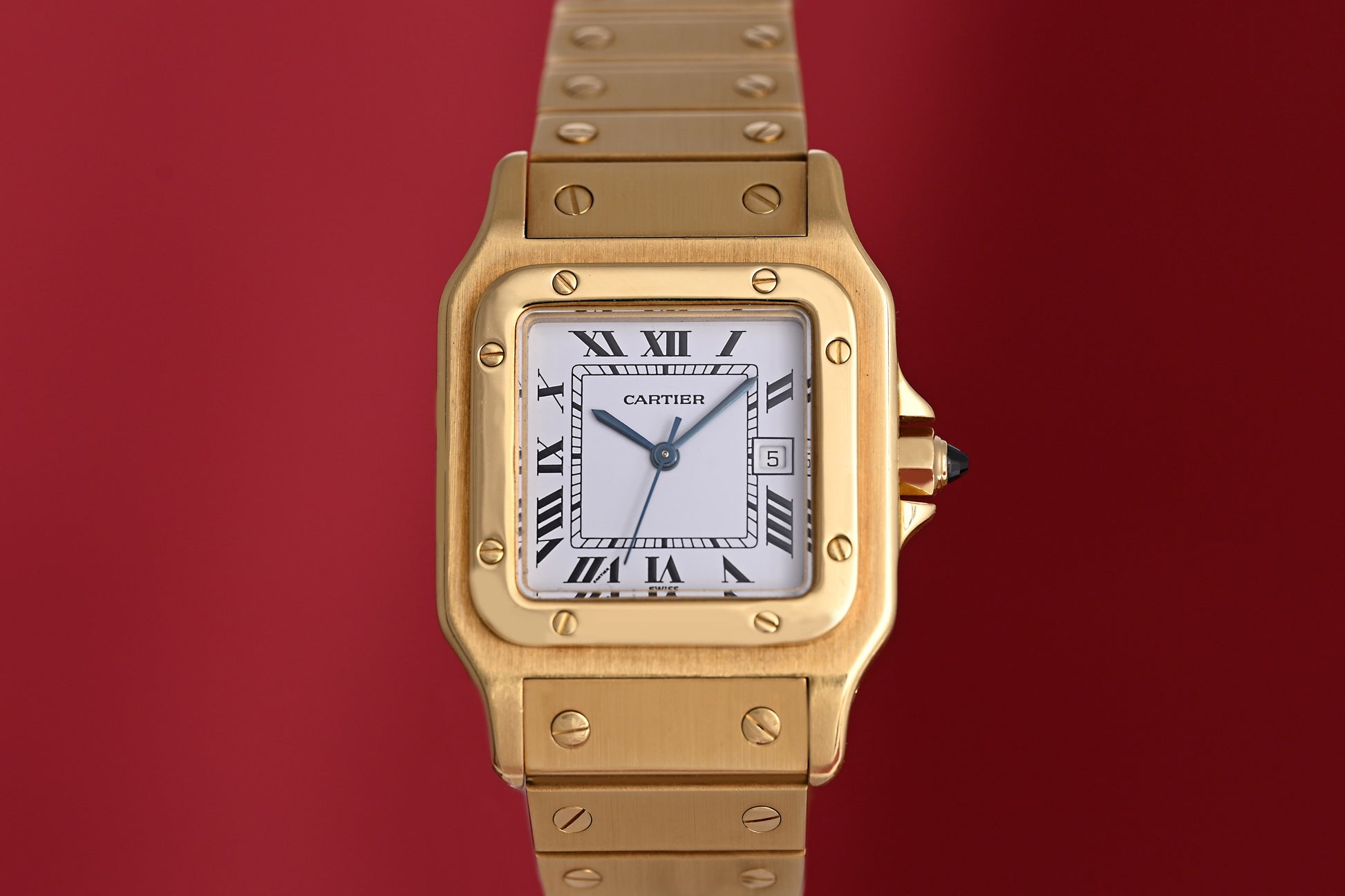 Cartier Santos Carree 18k Yellow Gold – Rothfuss Watch Boutique