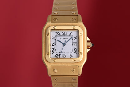 Cartier Santos Carree - 18k Yellow Gold