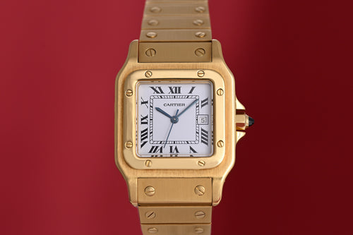 Cartier Santos Carree - 18k Yellow Gold