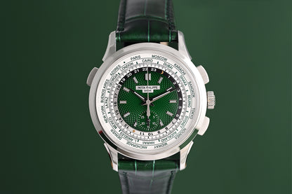 Patek Philippe World Time 5930P-001 - Green Dial - Full Set