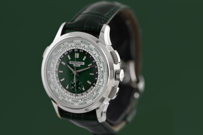 Patek Philippe World Time 5930P-001 - Green Dial - Full Set