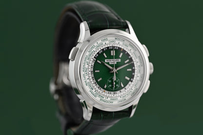 Patek Philippe World Time 5930P-001 - Green Dial - Full Set