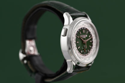 Patek Philippe World Time 5930P-001 - Green Dial - Full Set