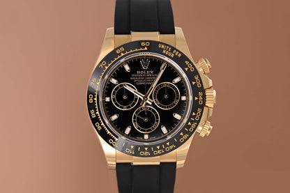 Rolex Daytona Gelbgold 116518LN - Full Set - Black Dial