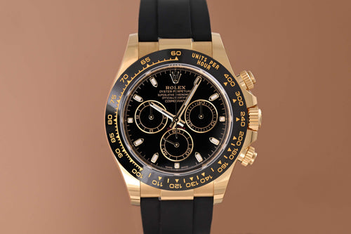 Rolex Daytona Gelbgold 116518LN - Full Set - Black Dial