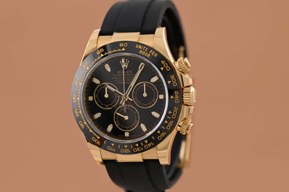 Rolex Daytona Gelbgold 116518LN - Full Set - Black Dial