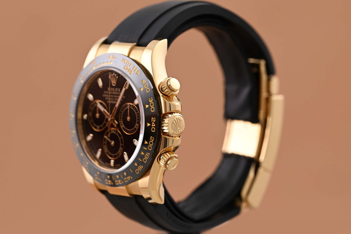 Rolex Daytona Gelbgold 116518LN - Full Set - Black Dial