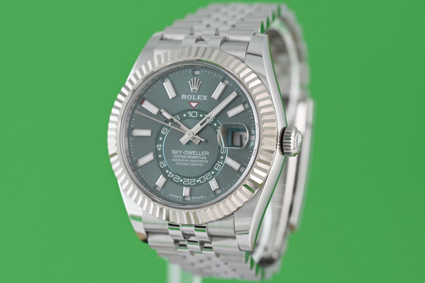 Rolex Sky-Dweller 336934 - Full Set - Green Dial - NEW