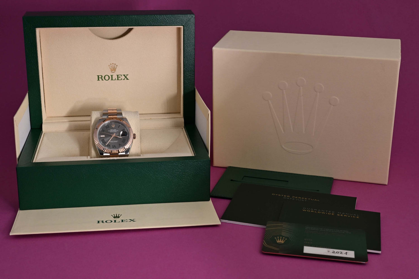 Rolex Datejust 41 - 126331 Wimbledon - Full Set