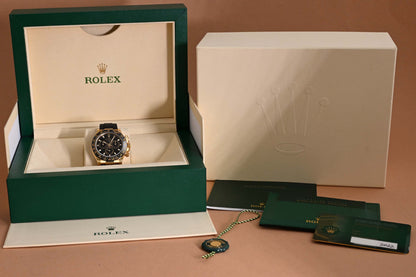 Rolex Daytona Gelbgold 116518LN - Full Set - Black Dial