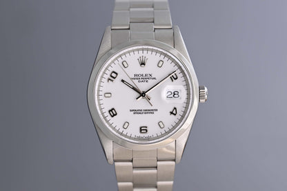 Rolex Oyster Perpetual Date - 15200 - White Dial