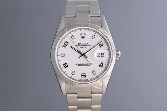Rolex Oyster Perpetual Date - 15200 - White Dial