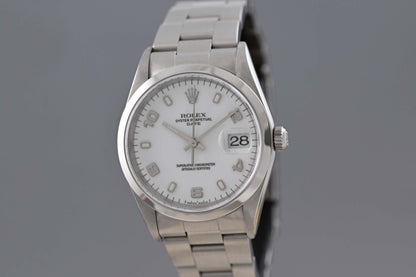 Rolex Oyster Perpetual Date - 15200 - White Dial