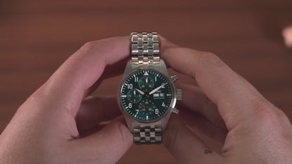 IWC Fliegeruhr Chronograph - Pilot's Watch Chronograph  - Full Set - Green