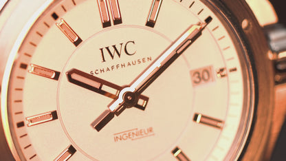 IWC engineer automatic - white dial - full set