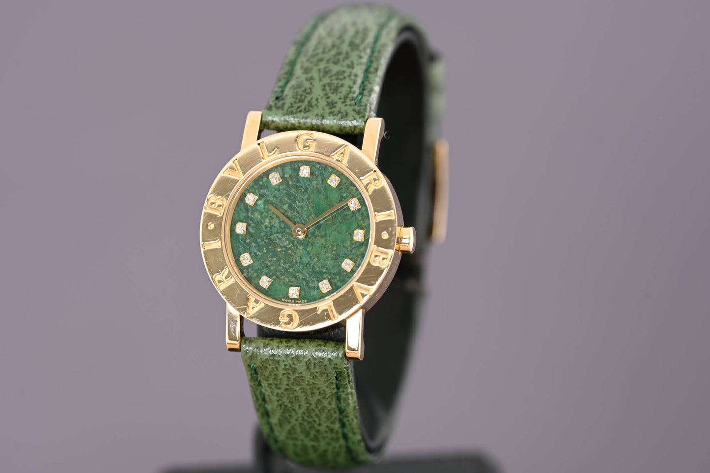 Bulgari Tubogas - Verdite Stone Dial